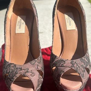 Valentino pumps.  Lace